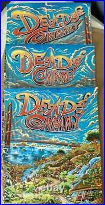 Dead & Company SE 3 POSTER SET Golden Gate Park SF AUG 2025 #/2560 miles tsang