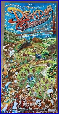 Dead & Company SE 3 POSTER SET Golden Gate Park SF AUG 2025 #/2560 miles tsang