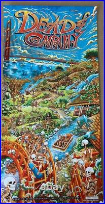 Dead & Company SE 3 POSTER SET Golden Gate Park SF AUG 2025 #/2560 miles tsang