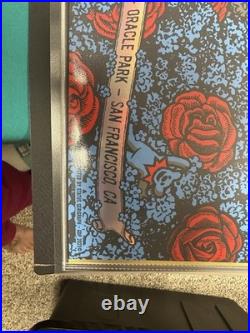 Dead & Company San Francisco 2023 Poster July 14 15 16 Status Oracle FOIL UNCUT