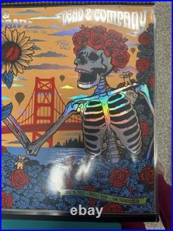 Dead & Company San Francisco 2023 Poster July 14 15 16 Status Oracle FOIL UNCUT