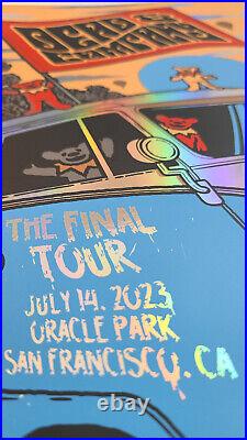 Dead & Company San Francisco 2023 Poster July 14 15 16 Status Oracle FOIL UNCUT