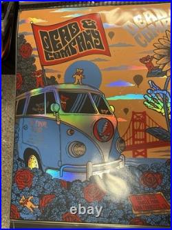 Dead & Company San Francisco 2023 Poster July 14 15 16 Status Oracle FOIL UNCUT