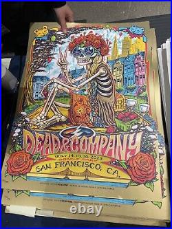 Dead & Company San Francisco SF 2023 Poster July MUNK ONE GOLD PAPER! XXX/2100
