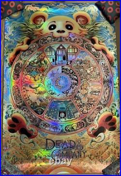Dead & Company Sphere 2025 RAINBOW FOIL AP Poster Miles Tsang SN xx/45