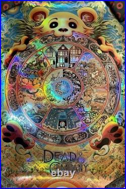Dead & Company Sphere 2025 RAINBOW FOIL AP Poster Miles Tsang SN xx/45
