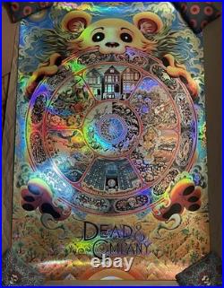 Dead & Company Sphere 2025 RAINBOW FOIL AP Poster Miles Tsang SN xx/45