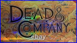 Dead & Company Sphere 2025 RAINBOW FOIL AP Poster Miles Tsang SN xx/45