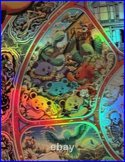 Dead & Company Sphere 2025 RAINBOW FOIL AP Poster Miles Tsang SN xx/45
