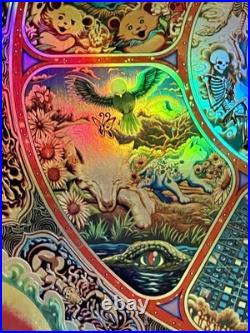 Dead & Company Sphere 2025 RAINBOW FOIL AP Poster Miles Tsang SN xx/45