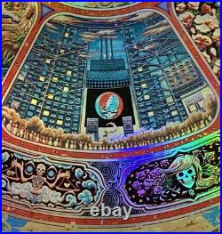Dead & Company Sphere 2025 RAINBOW FOIL AP Poster Miles Tsang SN xx/45