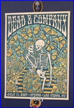 Dead & Company Sphere Foil Poster July 11th SE 456/835 2024 Free Shipping