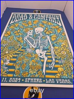 Dead & Company Sphere Foil Poster July 11th SE 456/835 2024 Free Shipping