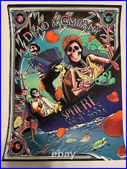 Dead & Company Sphere Las Vegas 6/21/24 Official Elvis Poster 96/830