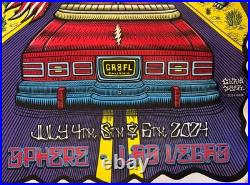 Dead & Company Sphere Las Vegas July 4 5 6 2024 Chris Dyer Poster LE 484/485