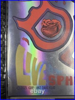Dead & Company Sphere March 20, 21, 22 Foil Poster Dave Kloc