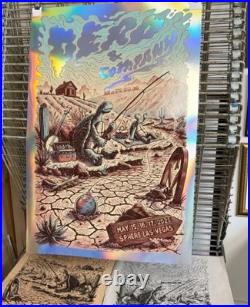 Dead & Company Sphere May 15-17 Foil Poster #/45 Goldberger SIGNED ARTIST PRINT