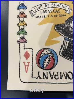Dead & Company Sphere May 16-18, 2024 poster is #0587/2350