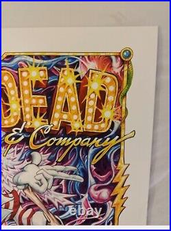 Dead & Company Sphere Poster AJ Mashtay 5/16,17,18 2024 141/1000 24x36 numbered