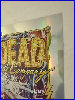 Dead & Company Sphere Poster AJ Mashtay 5/16,17,18/24 Foil Variant 72/285 24x36