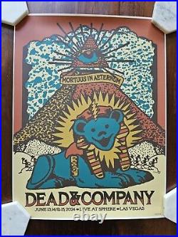 Dead & Company Sphere VIP BUNDLE June 13-15 2024 Sphinx Poster