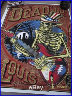 Dead & Company St. Louis, Mo. 11/20/15 Gd50 Grateful Dead Concert Poster