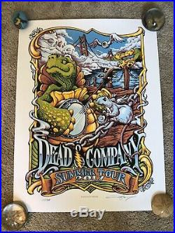 Dead & Company Summer 2017 Tour Poster by AJ Masthay signed and numbered