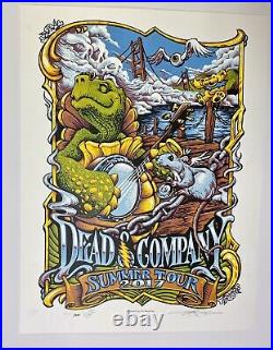 Dead & Company Summer Tour 2017 Original Silkscreen Gig Poster Masthay Grateful