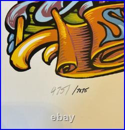 Dead & Company Summer Tour 2017 Poster Signed by Artist, numbered 4751/7075