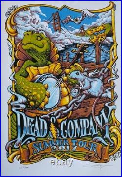 Dead & Company Summer Tour 2017 Poster Signed by Artist, numbered 4752/7075