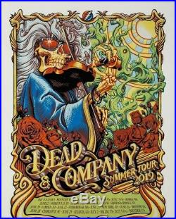 Dead & Company Summer Tour 2019 Poster AJ Masthay Signed & Numbered Grateful