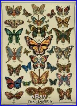 Dead & Company Summer Tour 2019 VIP Show Poster Signed & Numbered Butterfly