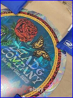 Dead & Company The Final Tour 2023 Poster By Justin Helton SIGNED #'d Swirl FOIL