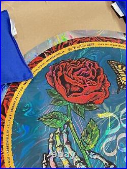 Dead & Company The Final Tour 2023 Poster By Justin Helton SIGNED #'d Swirl FOIL