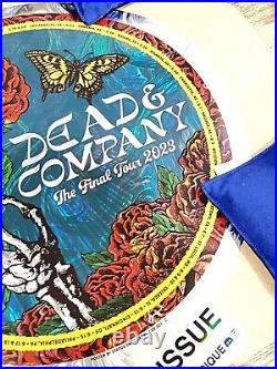 Dead & Company The Final Tour 2023 Poster By Justin Helton SIGNED #'d Swirl FOIL