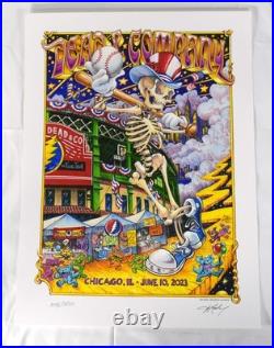 Dead & Company The Final Tour 2023 Poster, Chicago IL, AJ Masthay S/N 3054/3500