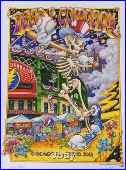 Dead & Company The Final Tour 2023 Poster, Chicago IL, AJ Masthay S/N 3054/3500