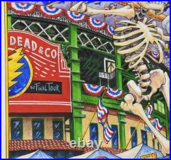 Dead & Company The Final Tour 2023 Poster, Chicago IL, AJ Masthay S/N 3054/3500