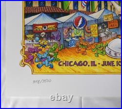 Dead & Company The Final Tour 2023 Poster, Chicago IL, AJ Masthay S/N 3054/3500