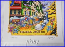 Dead & Company The Final Tour 2023 Poster, Chicago IL, AJ Masthay S/N 3054/3500