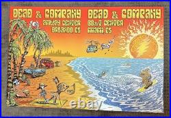 Dead & Company Uncut Concert Poster 2017 FLORIDA Miami + Orlando DuBois VERYRARE