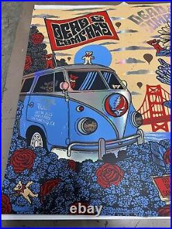 Dead & Company Uncut Poster SF Oracle Park 7/14 15 16/2023 Justin Helton