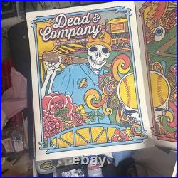 Dead & Company VIP Gig Poster CitiField NY 2023 Baseball Skeleton NIGHT 1 Print