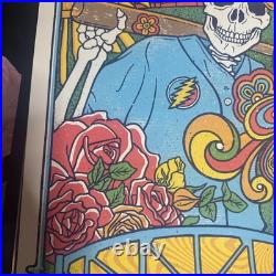 Dead & Company VIP Gig Poster CitiField NY 2023 Baseball Skeleton NIGHT 1 Print