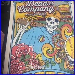 Dead & Company VIP Gig Poster CitiField NY 2023 Baseball Skeleton NIGHT 1 Print