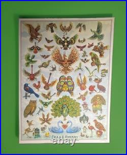 Dead & Company VIP Poster EMEK Hand Signed BIRDS OF A FEATHER Match Butterflies