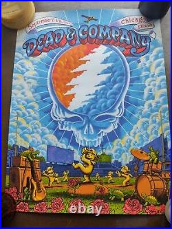 Dead & Company Wrigley Field poster 2021 James Flames #276/2050