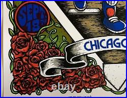 Dead & Company Wrigley field Poster 2021 9/18 chicago concert night 2