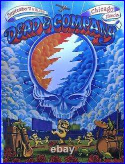 Dead & Company Wrigley field Poster 2021 chicago concerts james flames