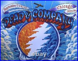Dead & Company Wrigley field Poster 2021 chicago concerts james flames cubs
